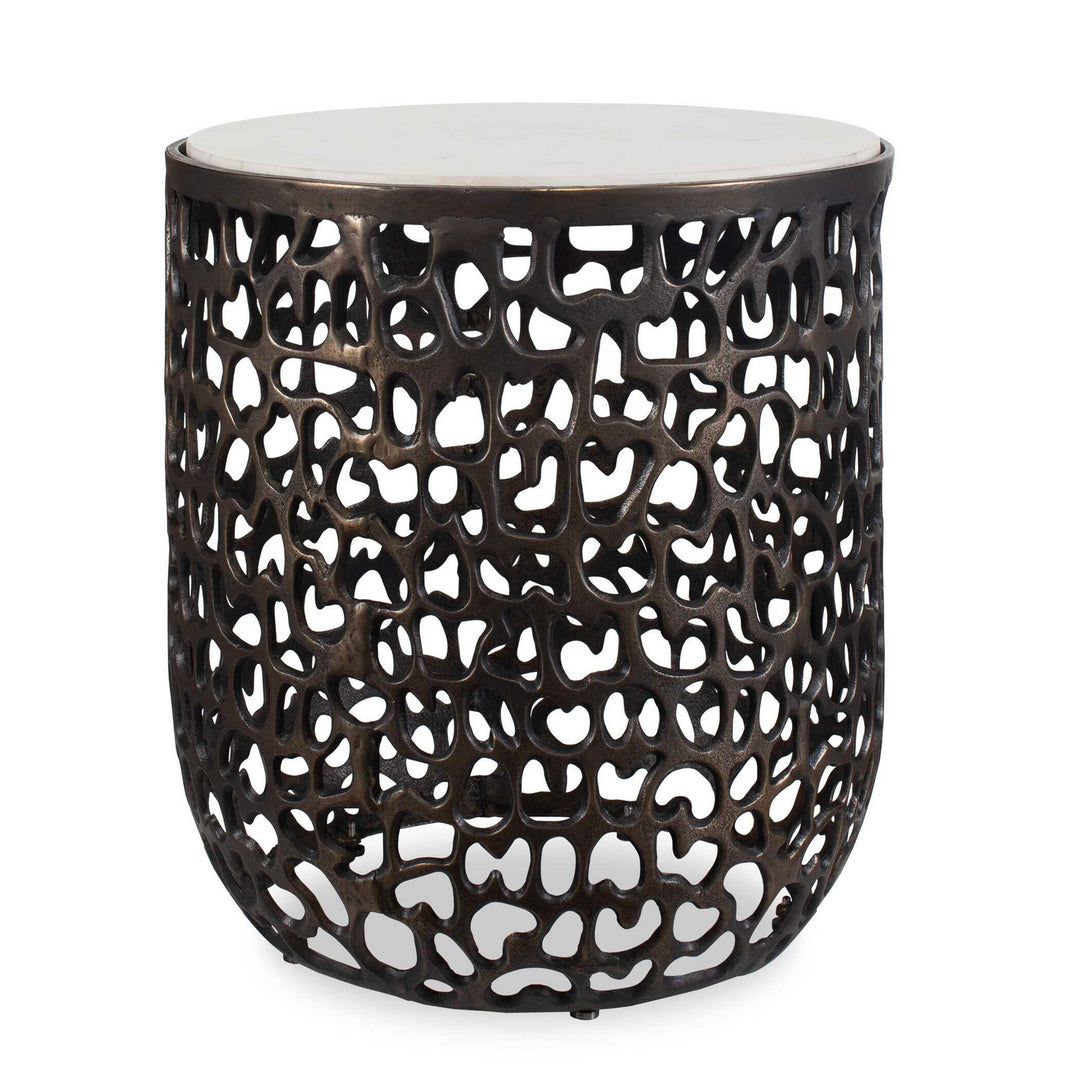 Sabena Side Table in Dark Bronze - available from The Lighting Shoppe, trusted by Canadian homeowners