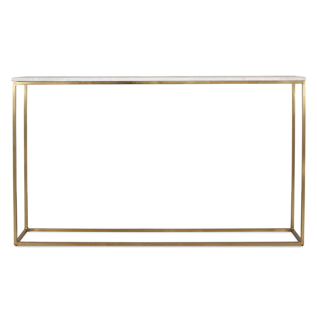 Redmond Console Table in Brass - available from The Lighting Shoppe, trusted by Canadian homeowners
