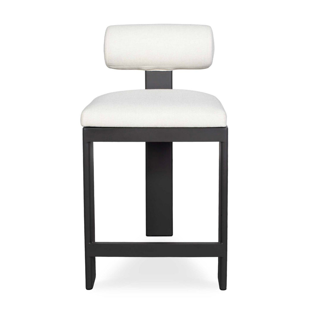 Bolster Back Counter Stool in Black - available from The Lighting Shoppe, trusted by Canadian homeowners