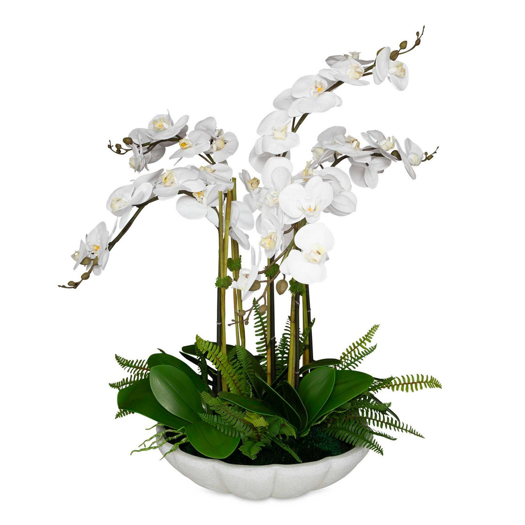 Flourish Orchid Centerpiece in White - available from The Lighting Shoppe, trusted by Canadian homeowners