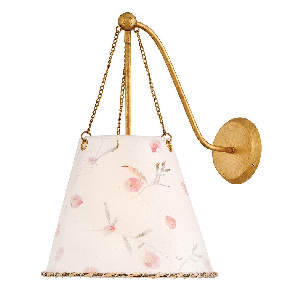 Primrose LED Wall Sconce in Distressed Brass - available from The Lighting Shoppe, trusted by Canadian homeowners