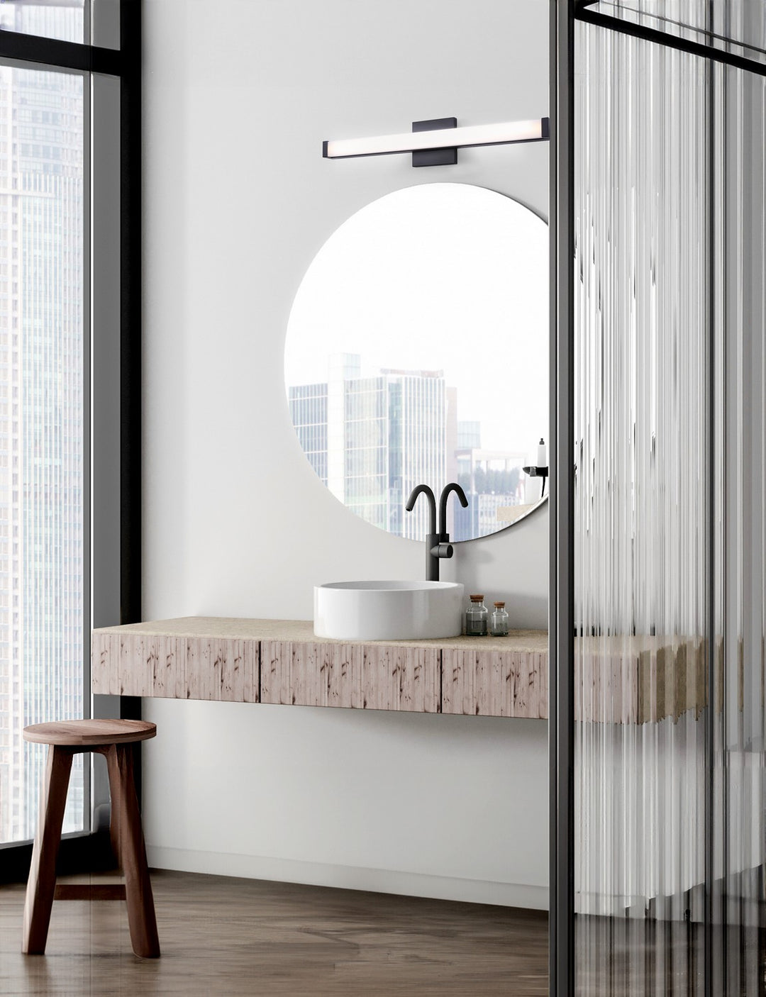 Canarm Canada - BL-30B-24-BK-C - LED Vanity - Jonah - Black