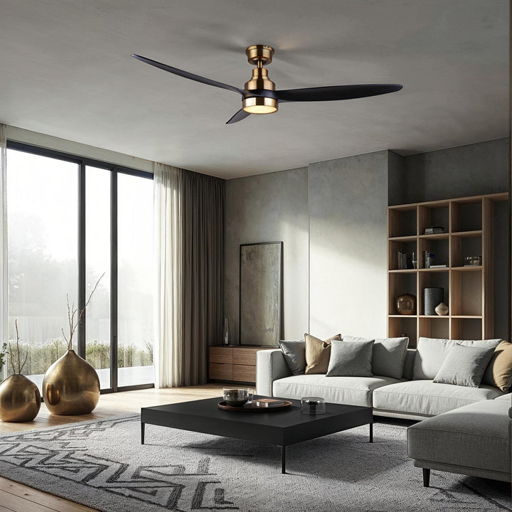 Canarm Canada - CF52LUE3GD - 52" Ceiling Fan - Luell - Gold