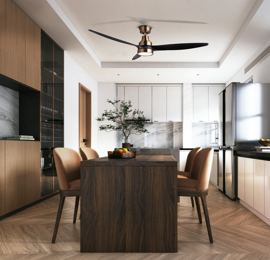 Canarm Canada - CF52LUE3GD - 52" Ceiling Fan - Luell - Gold