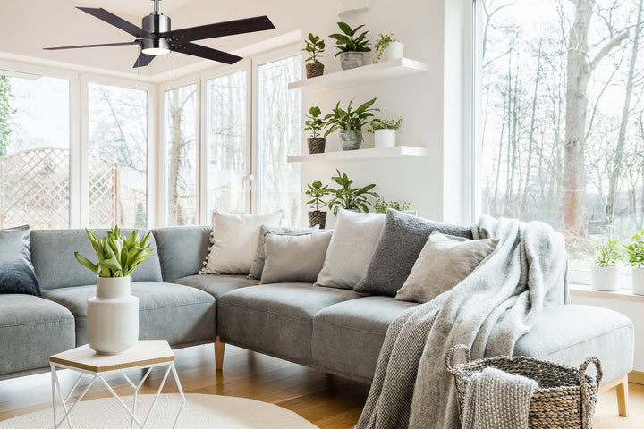 Canarm Canada - CF52ROM5BN-ES - 52" Ceiling Fan - Rhonda - Brushed Nickel