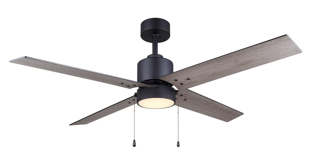 Canarm Canada - CF52TAT4BK-ES - 52" Ceiling Fan - Tate - Matte Black