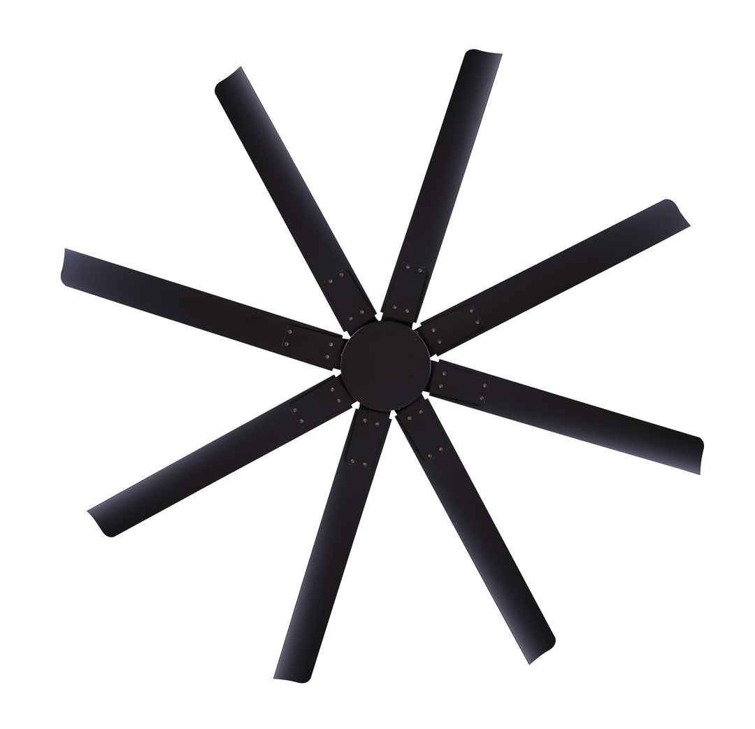 Canarm Canada - CP72EZR8BK-NLW - 72" Ceiling Fan - Ezra - Black