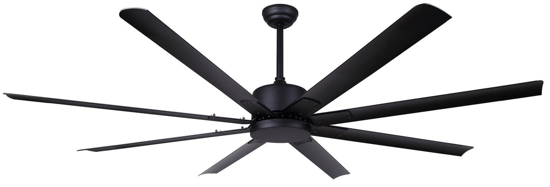 Ezra 72"Ceiling Fan in Black - available from The Lighting Shoppe, trusted by Canadian homeowners