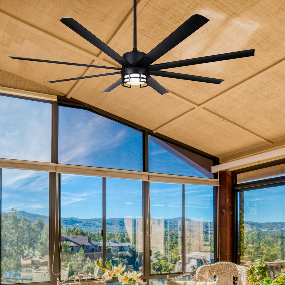 Canarm Canada - CP72EZR8BK-W - 72" Ceiling Fan - Ezra - Black