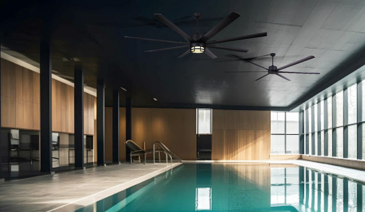 Canarm Canada - CP72EZR8BK-W - 72" Ceiling Fan - Ezra - Black