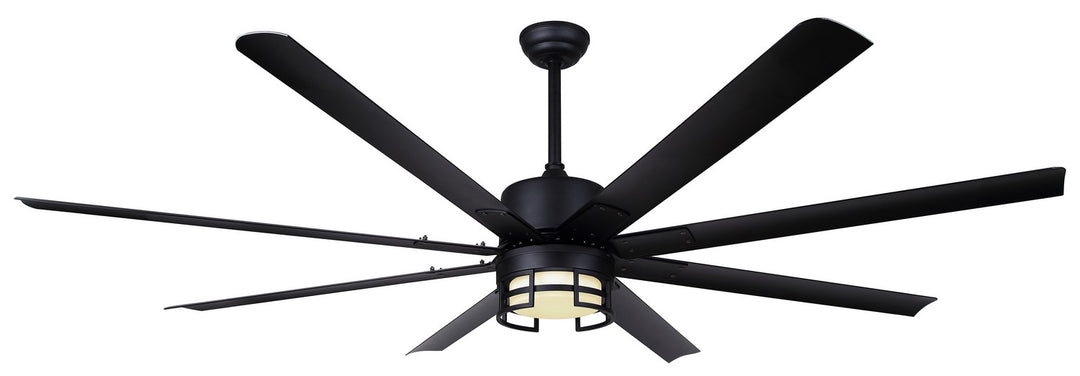 Ezra 72"Ceiling Fan in Black - available from The Lighting Shoppe, trusted by Canadian homeowners