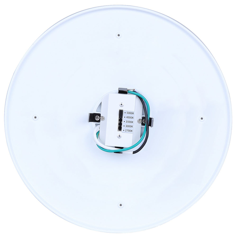 Canarm Canada - DL-10F-20WS-WH-C - LED Flush Mount - Luna - White