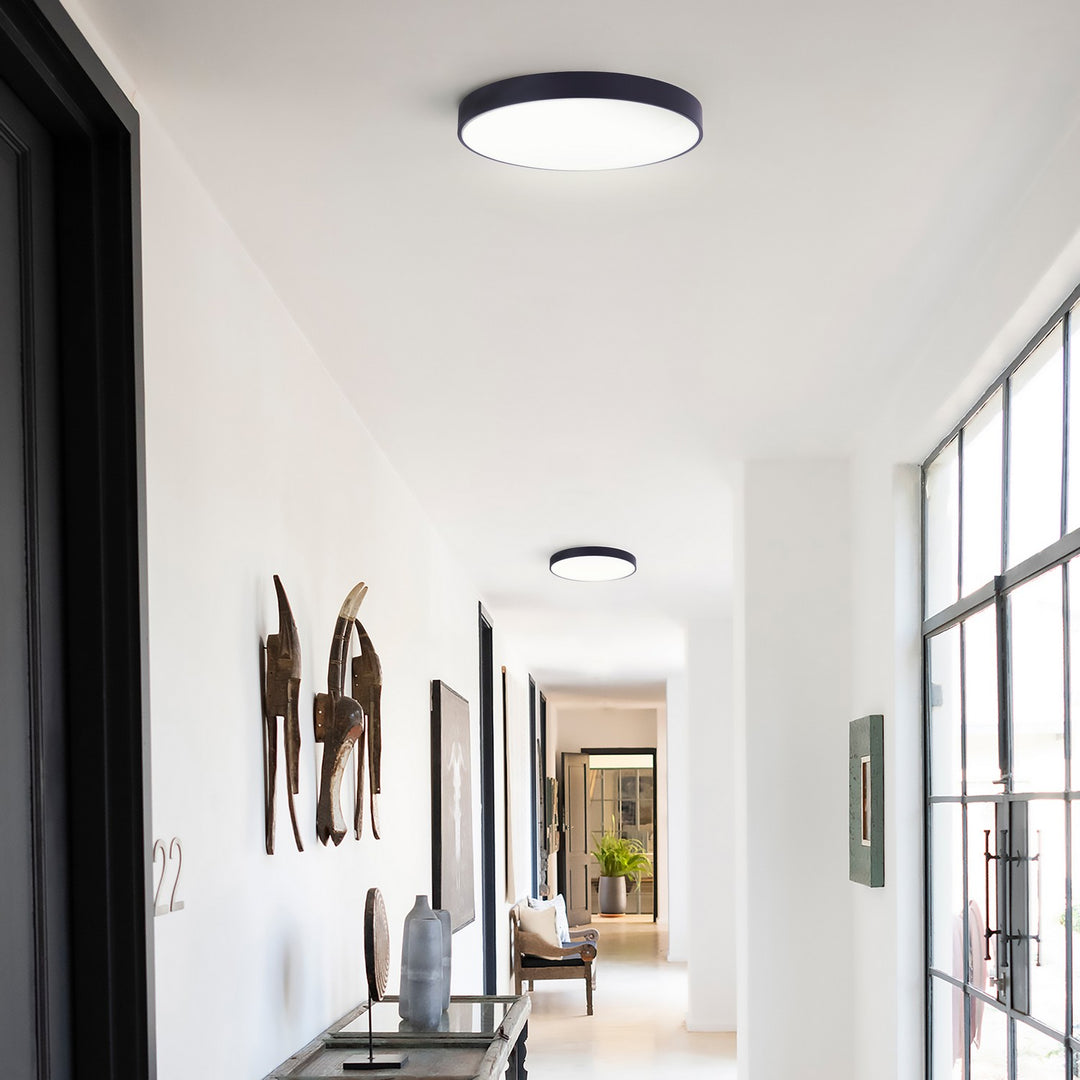 Canarm Canada - DL-14F-30WS-BK-C - LED Flush Mount - Luna - Matte Black