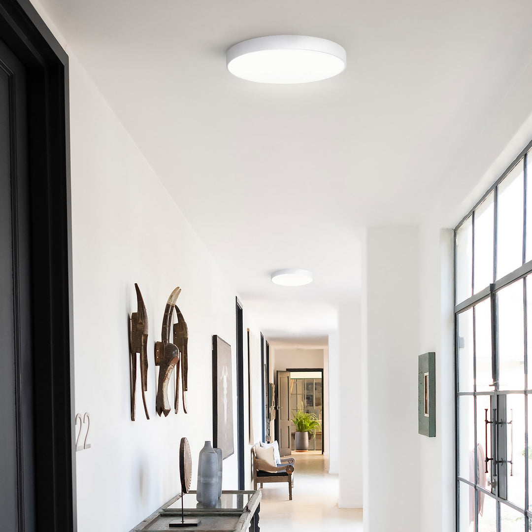 Canarm Canada - DL-14F-30WS-WH-C - LED Flush Mount - Luna - White