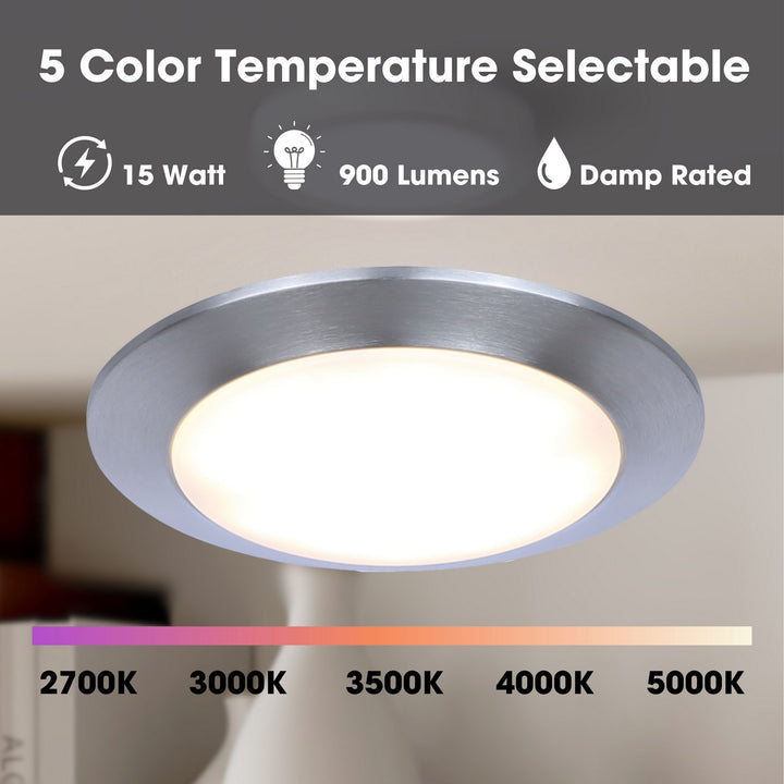 Canarm Canada - DL6151BN - LED Disk Light - Led Round - Brushed Nickel
