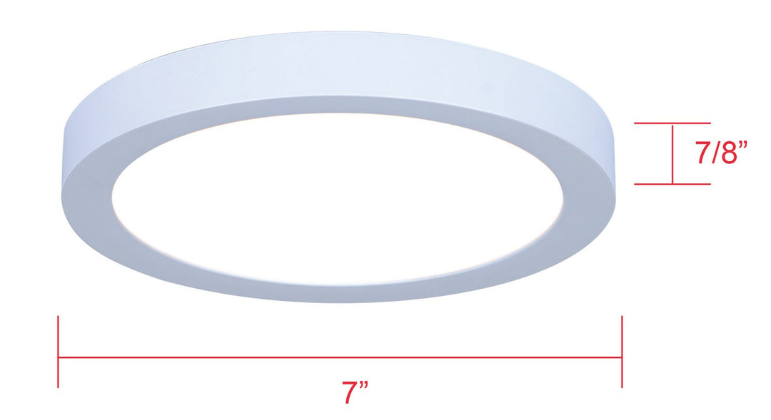 Canarm Canada - DL-7F-15S-WH-C - LED Disc Light - Led Disk Light - White