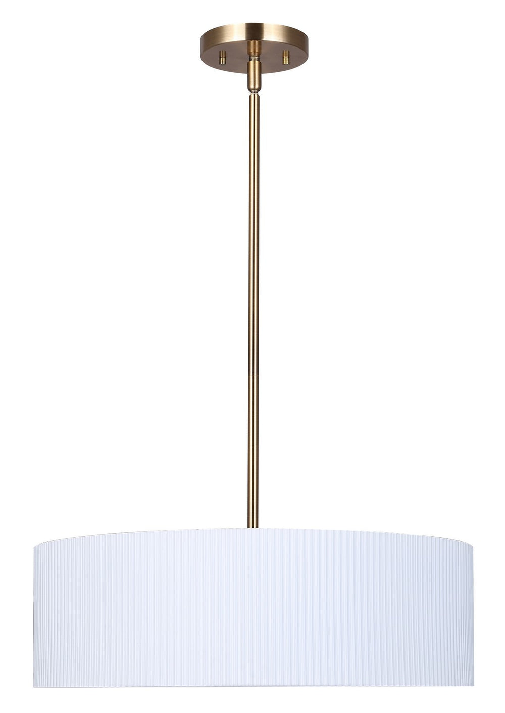 Canarm Canada - ICH1119A03WHG17 - Three Light Chandelier - Rexton - Matte White And Gold