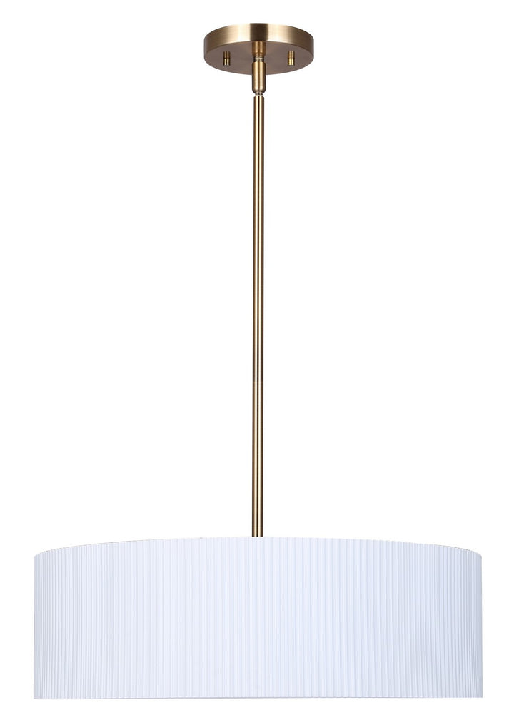 Canarm Canada - ICH1119A03WHG17 - Three Light Chandelier - Rexton - Matte White And Gold