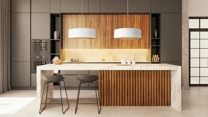Canarm Canada - ICH1119A03WHG17 - Three Light Chandelier - Rexton - Matte White And Gold