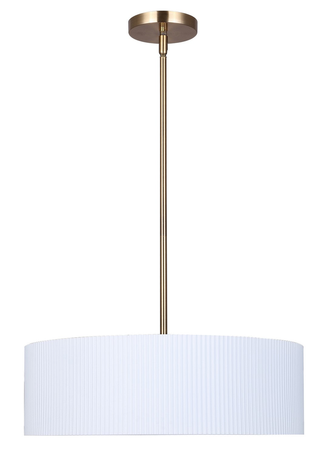 Canarm Canada - ICH1119A03WHG17 - Three Light Chandelier - Rexton - Matte White And Gold