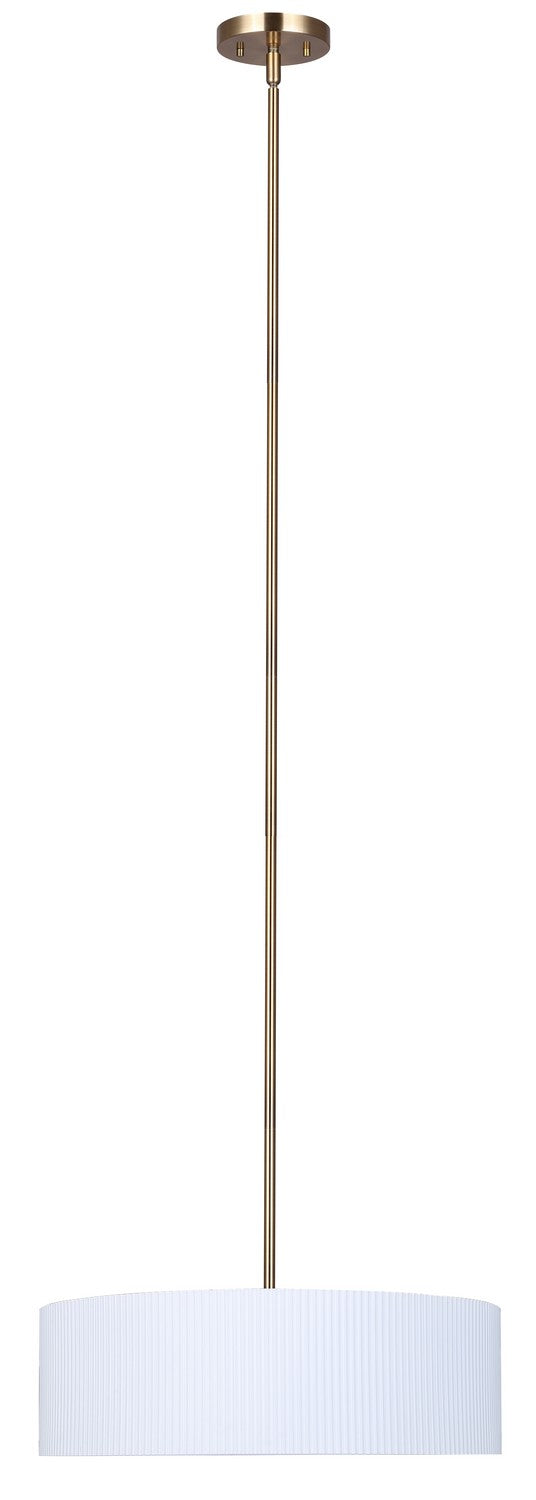 Canarm Canada - ICH1119A03WHG17 - Three Light Chandelier - Rexton - Matte White And Gold
