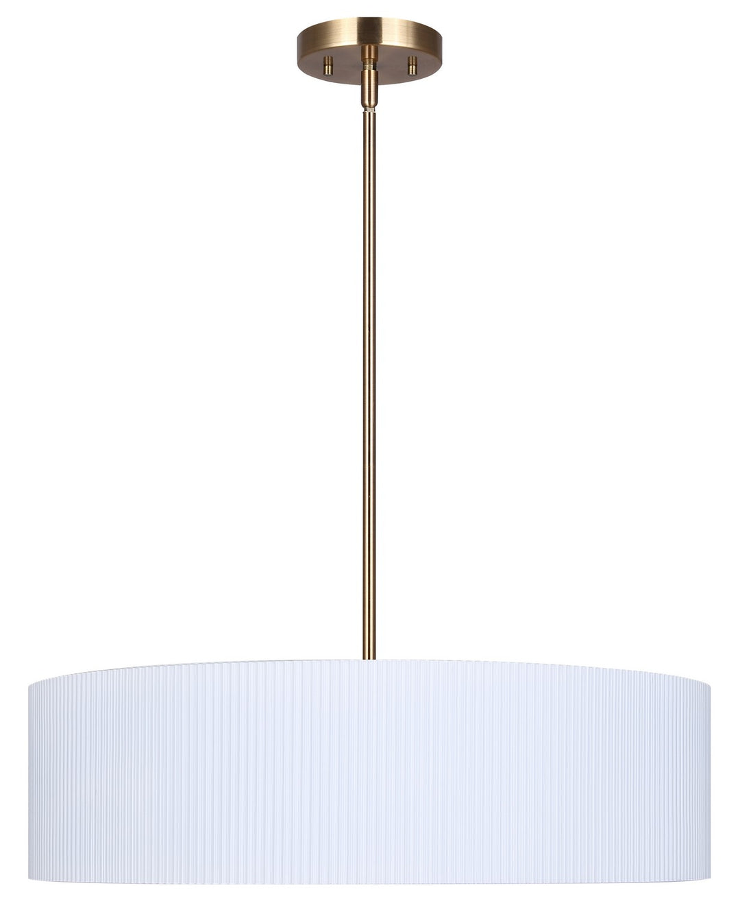 Canarm Canada - ICH1119A03WHG22 - Three Light Chandelier - Rexton - Matte White And Gold