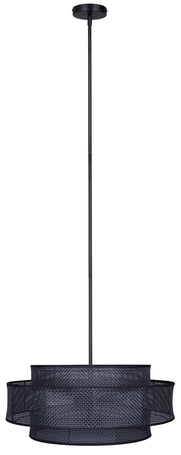 Canarm Canada - ICH1149A03BK22 - Three Light Chandelier - Bellamy - Black