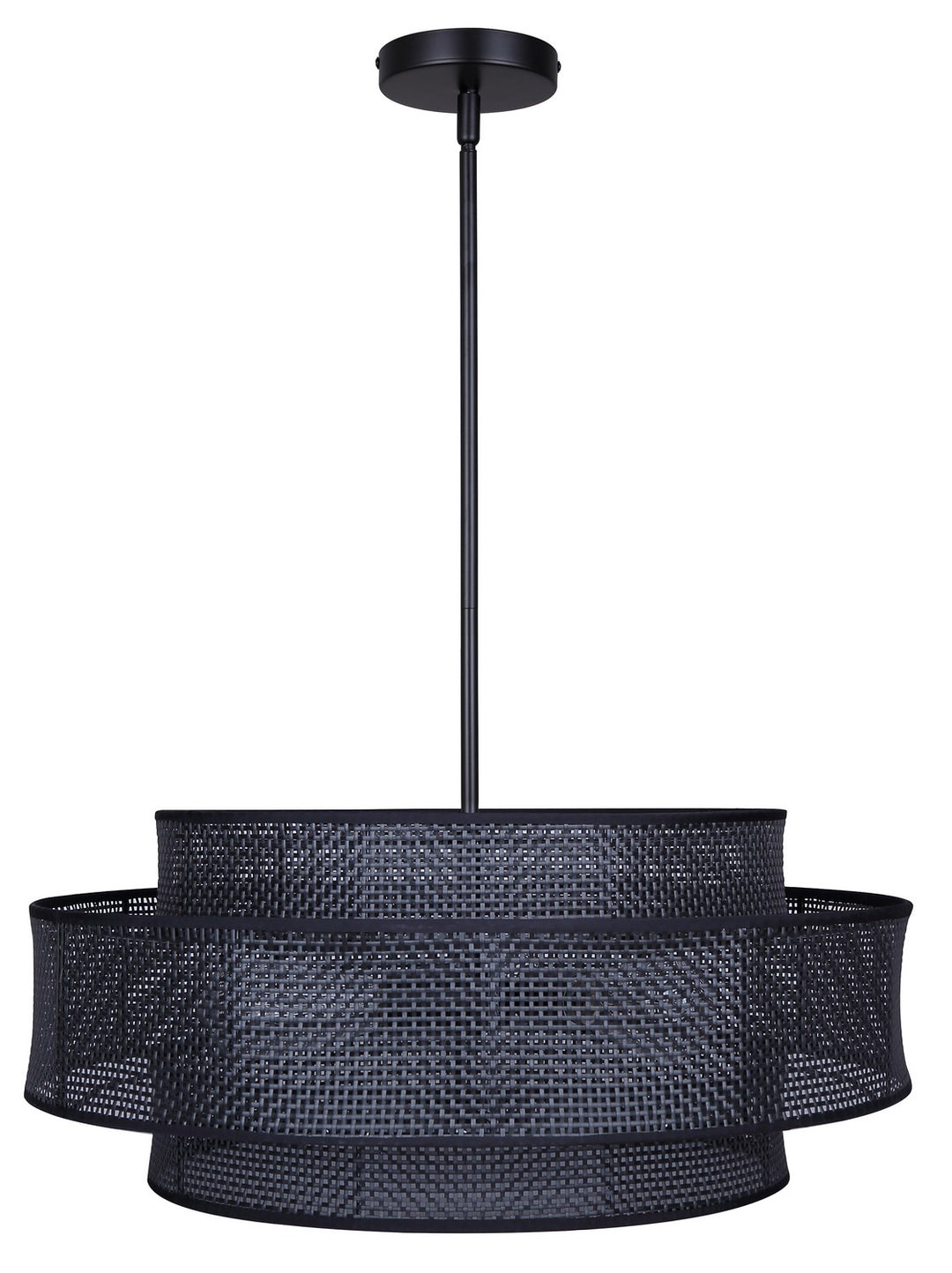 Canarm Canada - ICH1149A03BK22 - Three Light Chandelier - Bellamy - Black