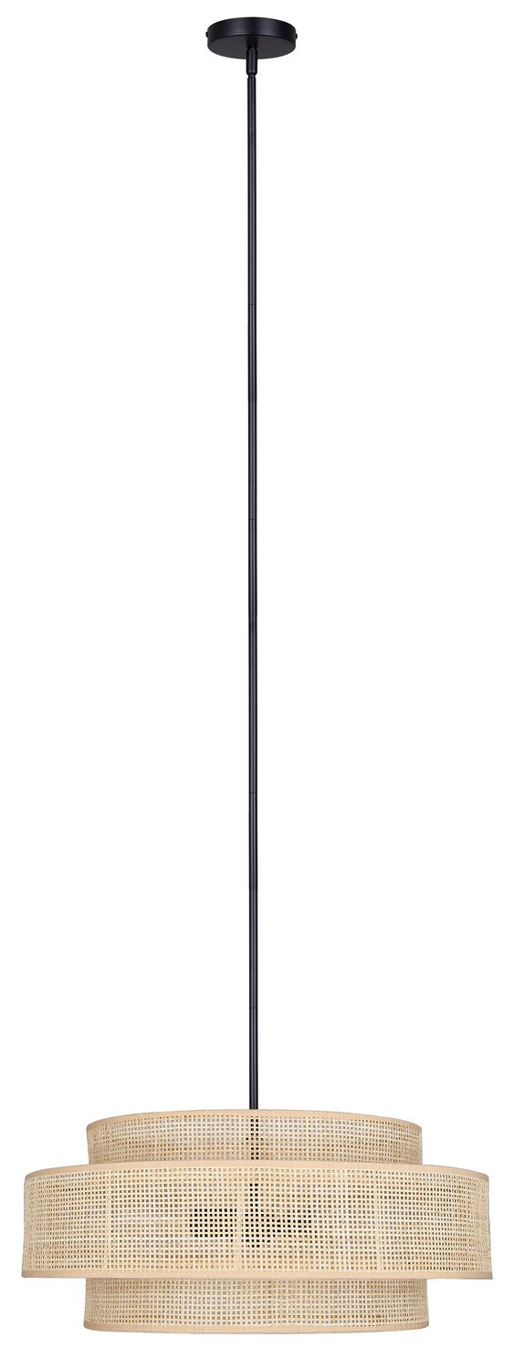 Canarm Canada - ICH1149A03NBK22 - Three Light Chandelier - Bellamy - Black