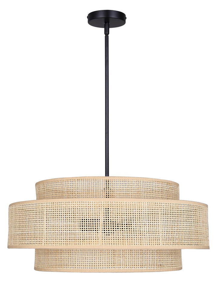 Canarm Canada - ICH1149A03NBK22 - Three Light Chandelier - Bellamy - Black