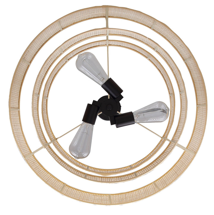Canarm Canada - ICH1149A03NBK22 - Three Light Chandelier - Bellamy - Black