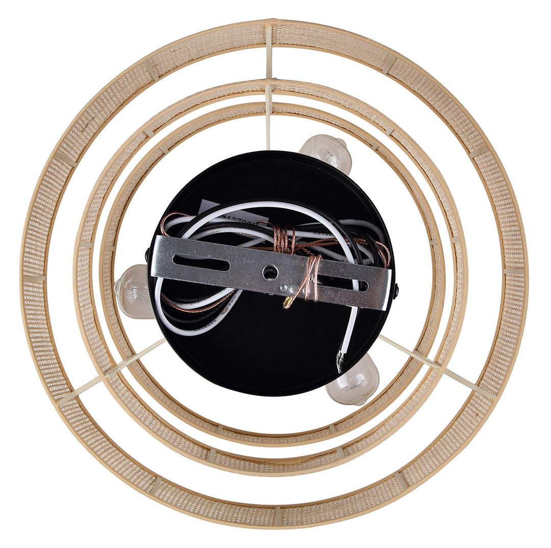 Canarm Canada - ICH1149A03NBK22 - Three Light Chandelier - Bellamy - Black