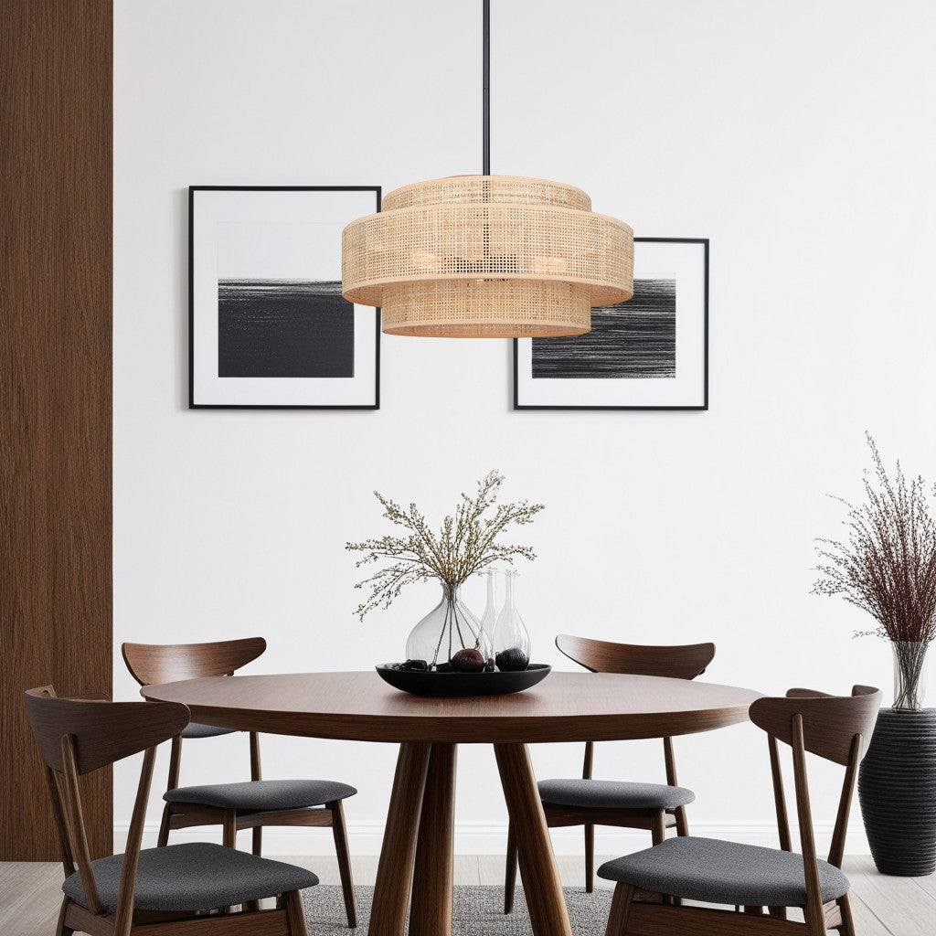 Canarm Canada - ICH1149A03NBK22 - Three Light Chandelier - Bellamy - Black