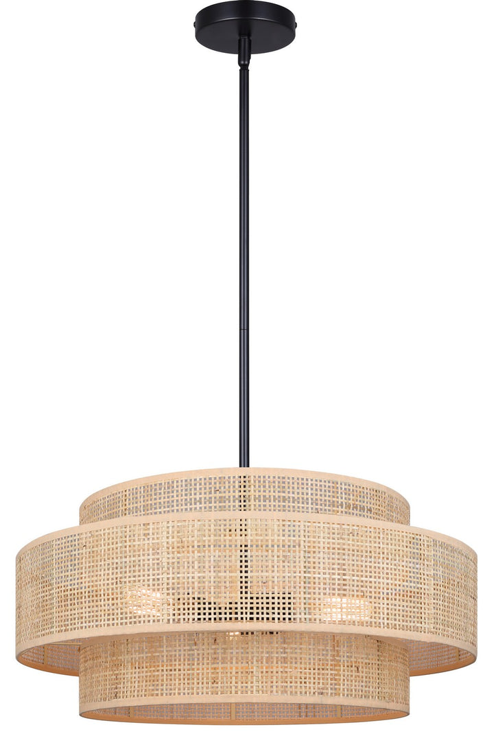 Canarm Canada - ICH1149A03NBK22 - Three Light Chandelier - Bellamy - Black