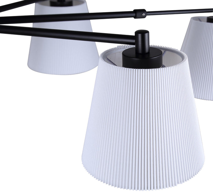 Canarm Canada - ICH1201A06BK - Six Light Chandelier - Aspen - Matte Black