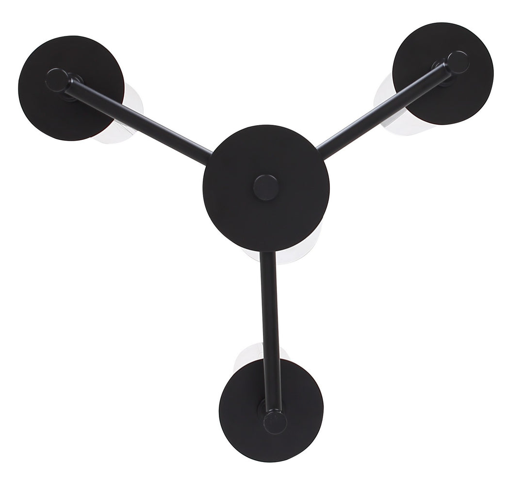 Canarm Canada - ICH1205A03BK - Three Light Chandelier - Benson - Matte Black