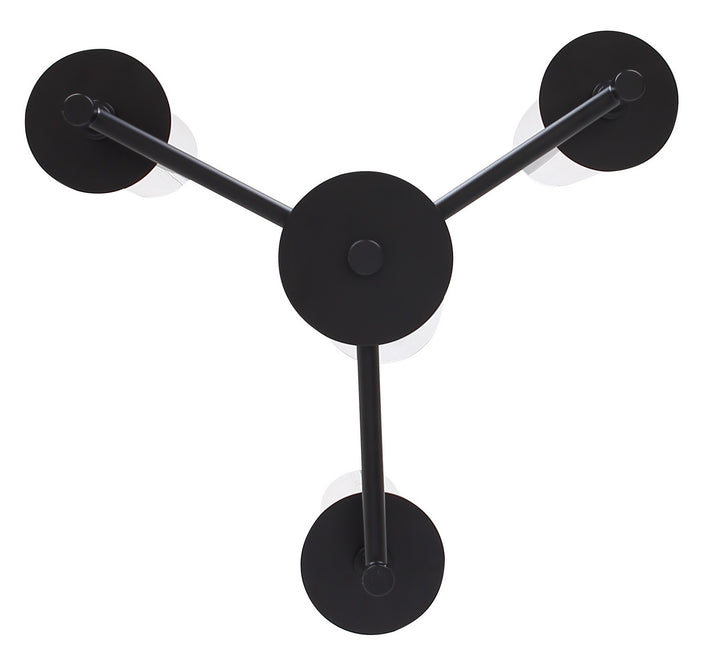 Canarm Canada - ICH1205A03BK - Three Light Chandelier - Benson - Matte Black