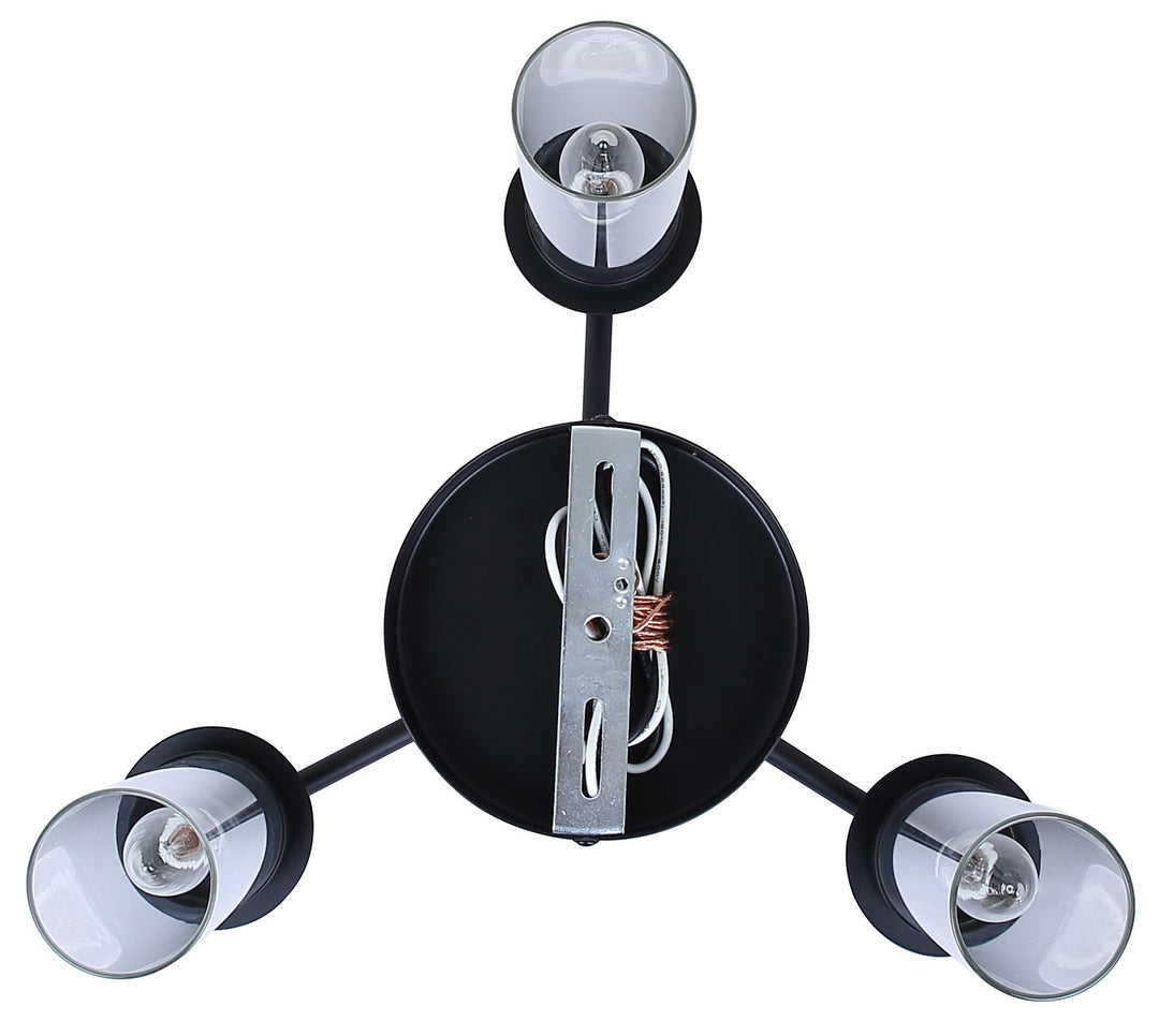 Canarm Canada - ICH1205A03BK - Three Light Chandelier - Benson - Matte Black