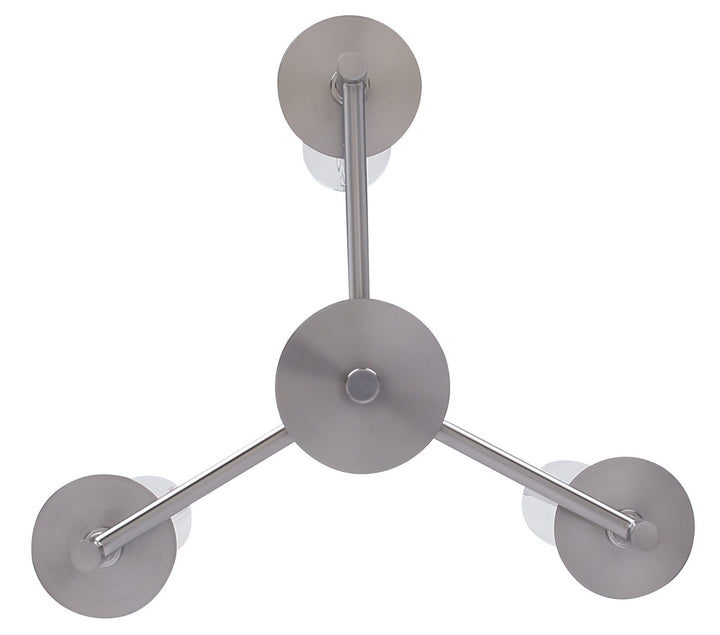 Canarm Canada - ICH1205A03BN - Three Light Chandelier - Benson - Brushed Nickel