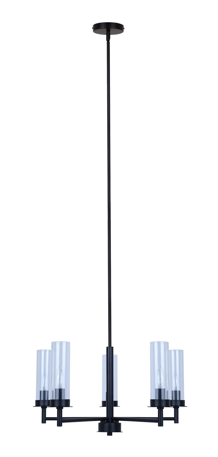 Canarm Canada - ICH1205A05BK - Five Light Chandelier - Benson - Matte Black