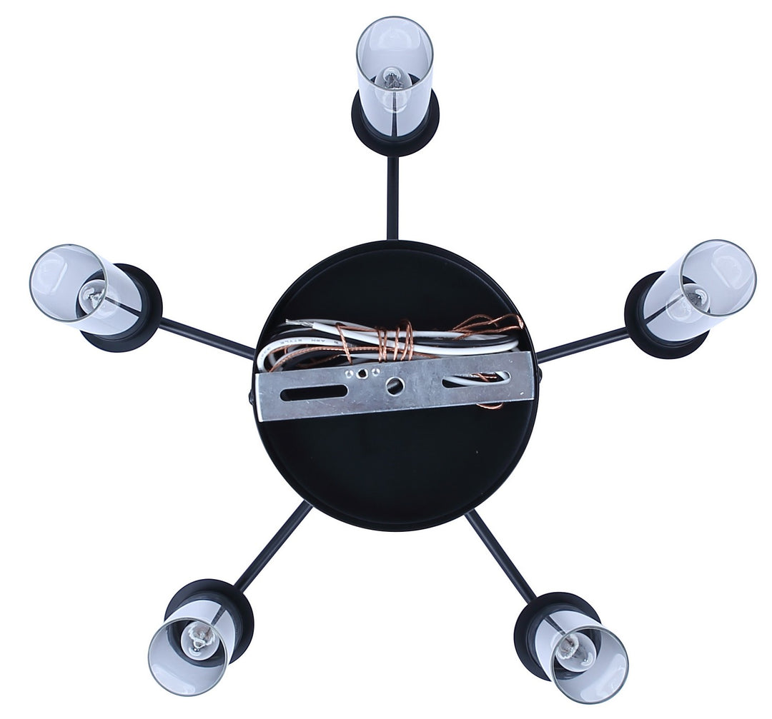 Canarm Canada - ICH1205A05BK - Five Light Chandelier - Benson - Matte Black