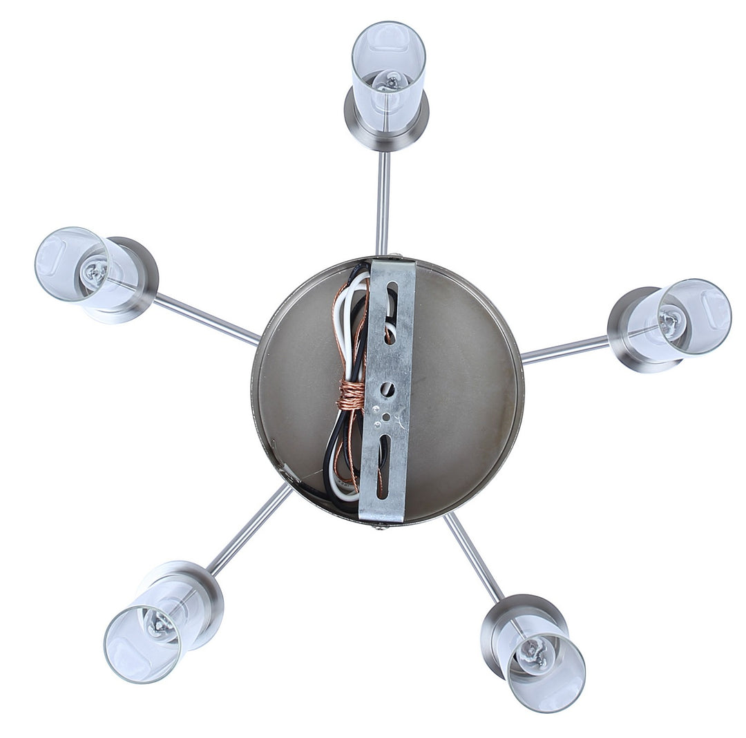 Canarm Canada - ICH1205A05BN - Five Light Pendant - Benson - Brushed Nickel