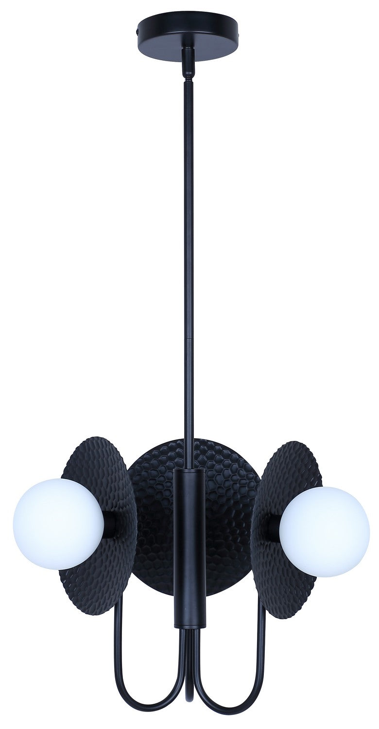 Canarm Canada - ICH1209A03BK9 - Three Light Chandelier - Mierka - Black