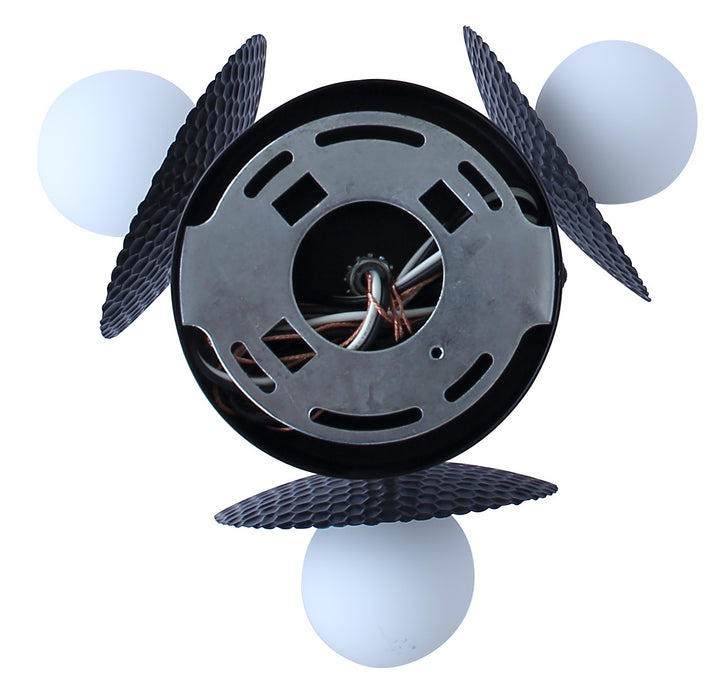 Canarm Canada - ICH1209A03BK9 - Three Light Chandelier - Mierka - Black
