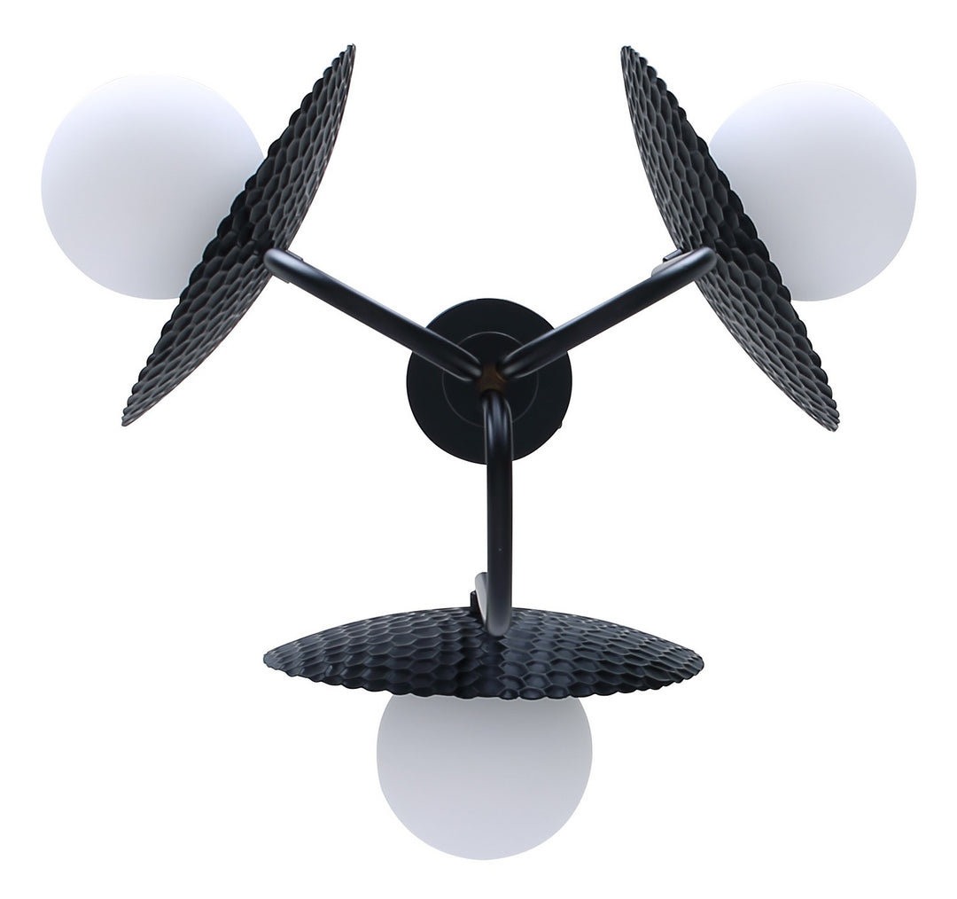 Canarm Canada - ICH1209A03BK9 - Three Light Chandelier - Mierka - Black