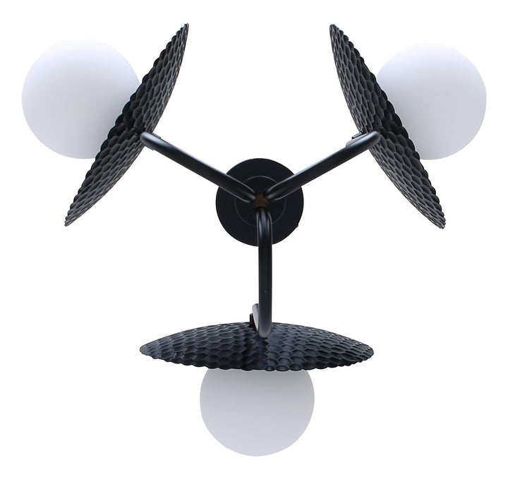 Canarm Canada - ICH1209A03BK9 - Three Light Chandelier - Mierka - Black