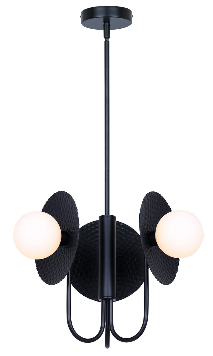 Canarm Canada - ICH1209A03BK9 - Three Light Chandelier - Mierka - Black