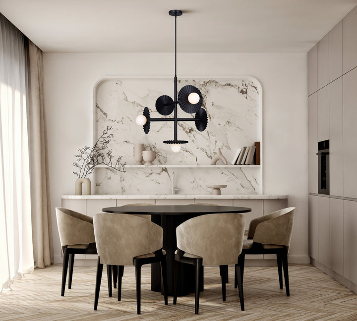 Canarm Canada - ICH1210A05BK9 - Five Light Chandelier - Payton - Matte Black