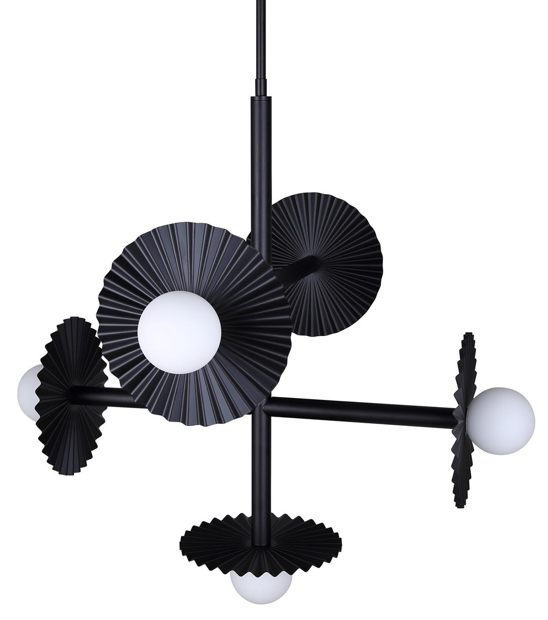 Canarm Canada - ICH1210A05BK9 - Five Light Chandelier - Payton - Matte Black