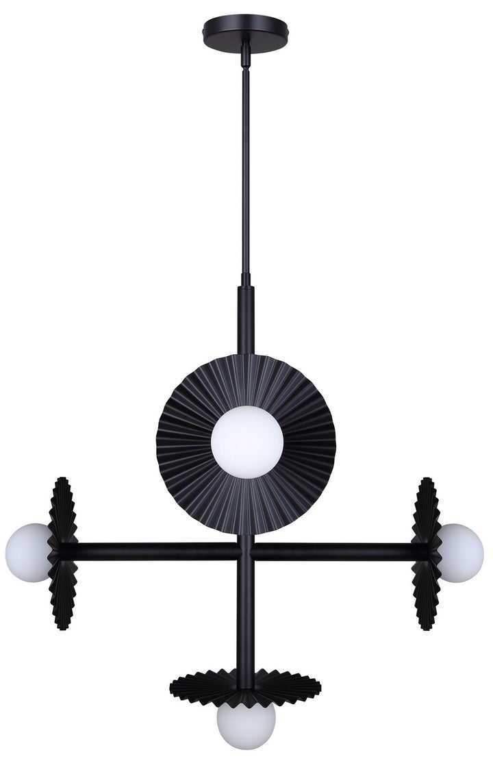 Canarm Canada - ICH1210A05BK9 - Five Light Chandelier - Payton - Matte Black